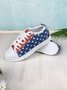 American Independence Day Flag Commemorative Canvas Shoes