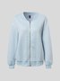 Long Sleeve Plain Zipper Regular High Elasticity Loose Pilot Jacket For Women